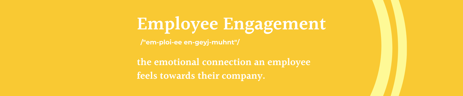 What is employee engagement?