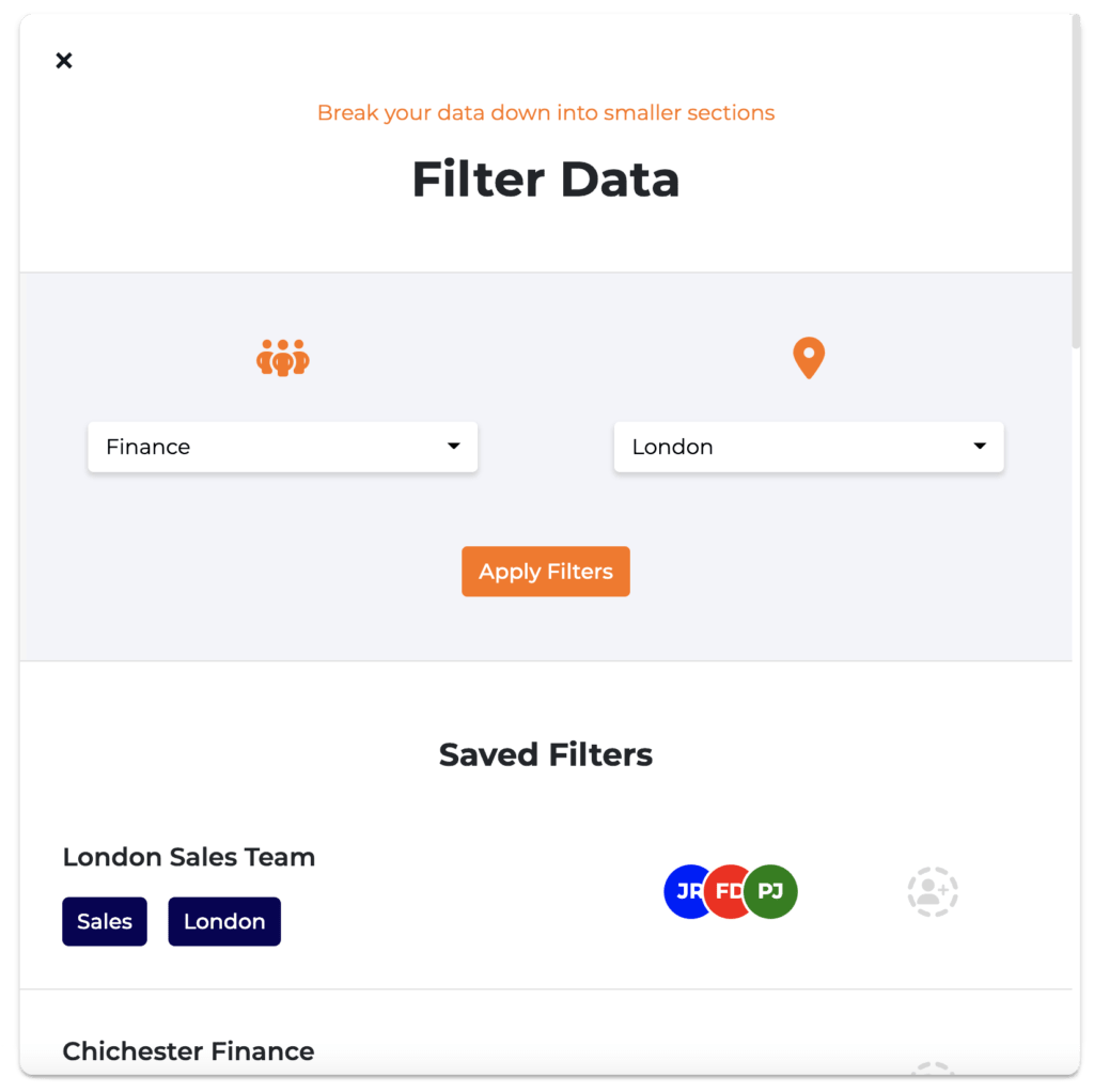 How to filter data through Wotter