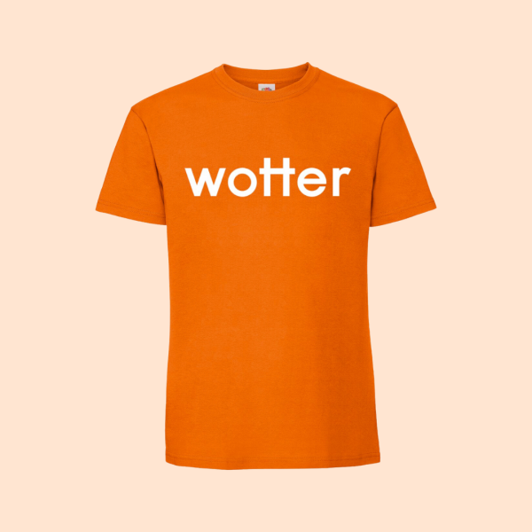 Sample image of a Wotter branded tee
